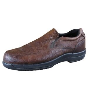Walkabout Men's 11 EEEE‎ Brown Leather Slip-On Comfort Shoe Wide Fit